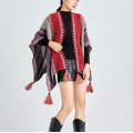 Cardigã de suéter retro da moda feminina