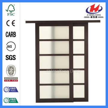 JHK- Tempered Glass Bathroom Sliding Shower Door