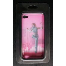 Pink Newest Mobile Phone Stickers with 3D Effect