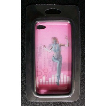 Pink Newest Mobile Phone Stickers with 3D Effect