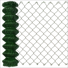 Galvanzied /pvc coated chain link fence