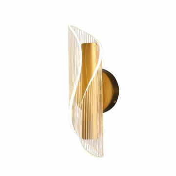 INSHINE Gold With Glass Wall Lamp