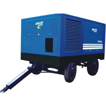 Road Building Compressor de ar com parafusos portáteis com propulsão elétrica portátil (PUE185-08)