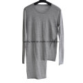 100%Wool Spring False Two-Piece Knitwear Fashion Clothing