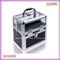 Top Acrílico Profissional Unha Caixa De Armazenamento Zebra Nail Polish Carrying Case (SACMC092)