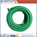 Superior qualidade PVC cobrir fibra reforço gás mangueira