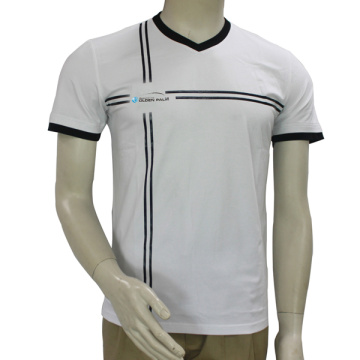 Großhandels-kundenspezifisches T-Shirt Großes gefärbtes weißes Ptinting T-Shirt