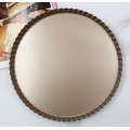 Champagne gold 11" Round Baking Pie Dish Pan