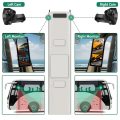 12.3 Inch Bus Truck Electronic Rearview Mirror DVR System H.265 Recorder Monitor 2 Channel 1920X1080P WDR AHD Side View Camera