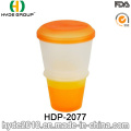 Taza de Cereal de desayuno promocional nuevo plástico ensalada Shaker Cup (HDP-2077)