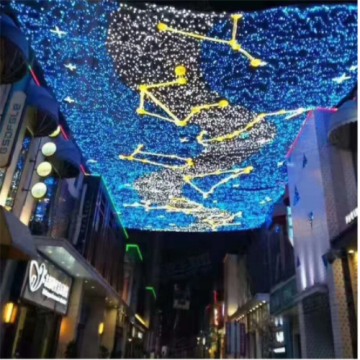 Lumières de rideau de ciel de décoration de mariage