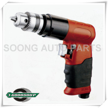 Professional Pneumatic Air Tools, Red 3/8" Reversible Air Drill