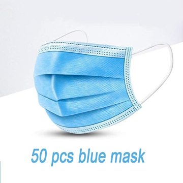 Masques jetables de sécurité médicale Bleu