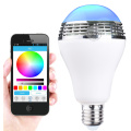 Inicio Uso Smart APP Control LED Bombilla Altavoz Bluetooth