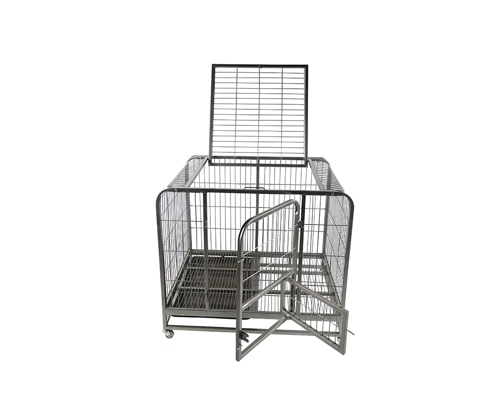 Rustproof Square Tube Pet Dog Cage