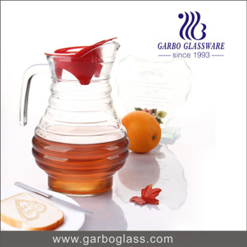 1.7L espiral forma de la cáscara de agua de vidrio Kettle (GB1113F)