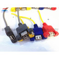 Cables de montaje en panel USB 2.0 con tornillo