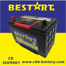 12V75ah Premium Qualität Bestart Mf Fahrzeugbatterie JIS 75D31r-Mf