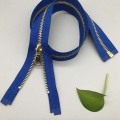 12 Inch separating brass zipper for home textile