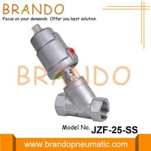 1'' Threaded Stainless Steel Angle Seat Valve Pneumatic