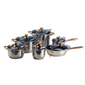6 Piece Nonstick Cookware Pots and Pans Set