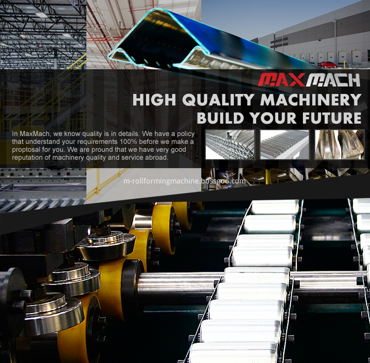 Highway guardrail roll forming machine