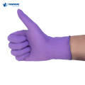 CE approved Black Tattoo Powder Free Nitrile Gloves
