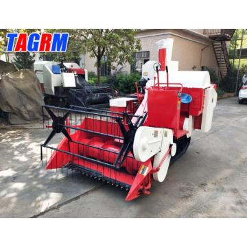 mini rice combine harvester rice wheat crawler type