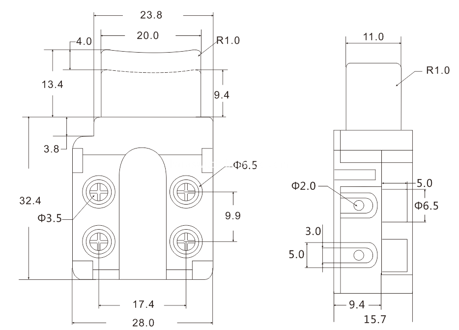 motor operated switch