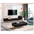 Light Luxury Coffee Table TV Cabinet Combination