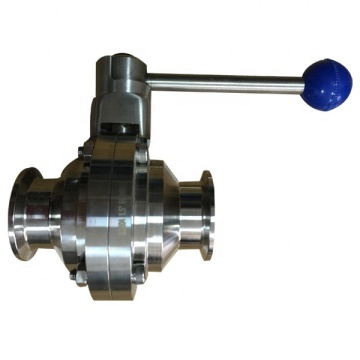 DIN/SMS Sanitary Forged Manual Butterfly Ball Valve