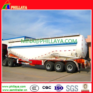 3 Axles 60cbm Powder Flour Bulk Cement Tank Semi Trailer