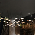 Современный декоративный подвесной светильник из стекла и хрусталя на заказ
