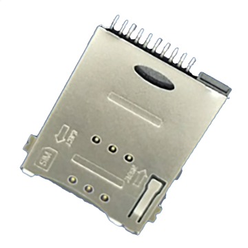 Soquete de suporte de cartão micro SIM de 10 pinos
