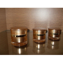 15ml 30ml 50ml Gold Radian Shape Cream Jar Cream Bottle