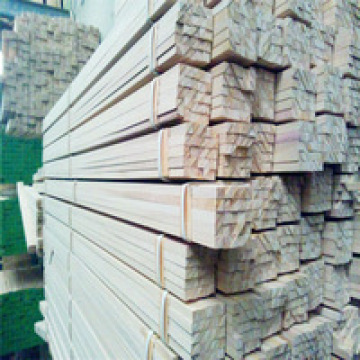 Paulownia Finger Joint Triangle Wood Strips Angle Fillet