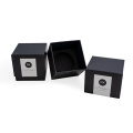 Black Cardboard Gift Box for Perfume, Candle Jar