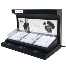 Customized Acrylic wireless headset Display racks