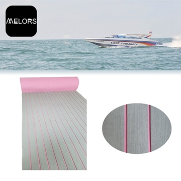 Melors Adhesive Synthetic Fußmatten Teak Boat Mat