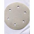 7inch white coated latex Hoop disc grit 60