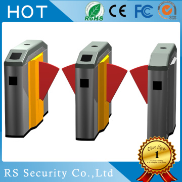 Bus Station Dual Core Semi-Auto RFID Flap Barrier