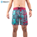 Seaskin -Männer Custom Logo Schwimmstrandshorts