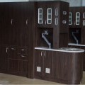 Center island medical cabinet for orthodontics