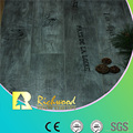 Commrcial 8.3mm Pearl Walnut V-Grooved Waxed Edged Laminated Flooring