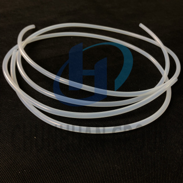 Soft clear PTFE extruded tube