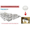 Automatic High Speed Plastic Paper Biodegradable Lid Cover Making Forming Cup Bowl Lid Packing Machine