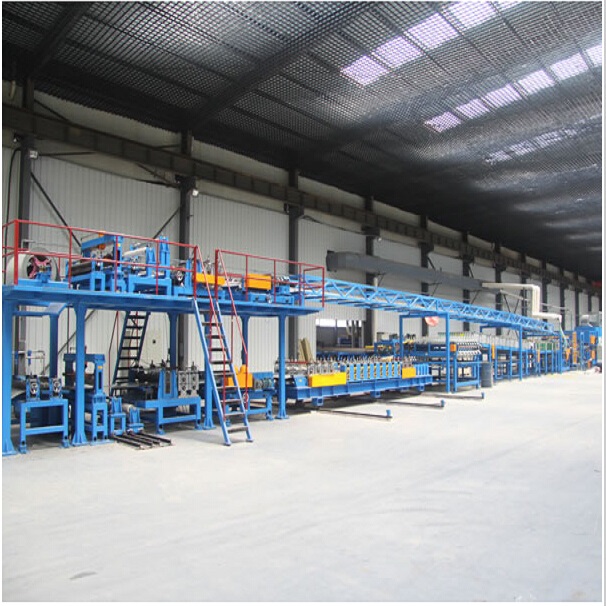 EPS sandwich panel roll forming machine PU coated roofing tile sandwich forming machine