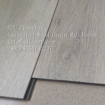 Fire Resistant Laminated MgO Wood Grain Flooring