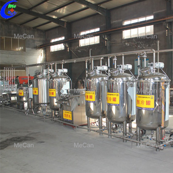 Milk pasteurization production line 