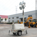 9m Manual High Mast Mobile Light Tower com alternador a diesel